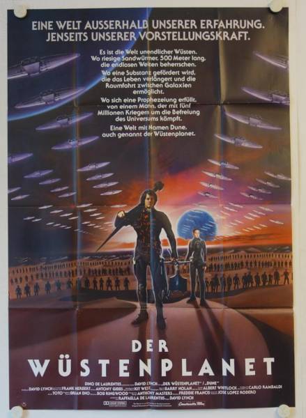 Dune original release german double-panel movie poster